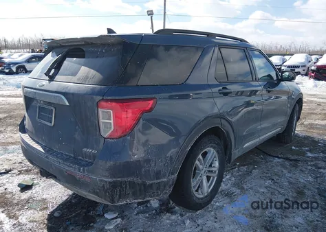 2021 Ford Explorer Xlt из США, поврежденный, VIN 1FMSK8DHXMGA91384